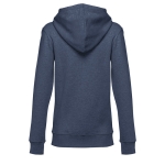 Sweat pour femmes en coton et polyester 320 g/m² THC Amsterdam couleur bleu chiné deuxième vue