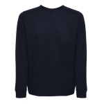 Sweat en molleton italien, coton et polyester 240 g/m² THC Colombo couleur bleu marine première vue