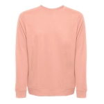 Sweat en molleton italien, coton et polyester 240 g/m² THC Colombo couleur saumon première vue