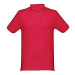 Polos personnalisés plusieurs coloris en coton 240 g/m² THC Monaco couleur rouge