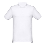 Polos personnalisés plusieurs coloris en coton 240 g/m² THC Monaco couleur blanc
