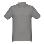 Polos personnalisés plusieurs coloris en coton 240 g/m² THC Monaco couleur gris foncé