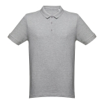Polos personnalisés plusieurs coloris en coton 240 g/m² THC Monaco couleur gris chiné