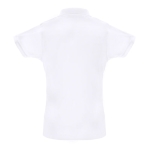Polo publicitaire femmes en coton et polyester 200 g/m² THC Berlin couleur blanc deuxième vue