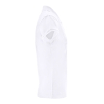 Polo publicitaire femmes en coton et polyester 200 g/m² THC Berlin couleur blanc troisième vue