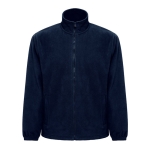 Veste polaire personnalisée, polyester haute densité 300 g/m² THC Gama couleur bleu foncé première vue