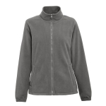 Veste polaire femmes en couleur en polyester 300 g/m² THC Gama couleur gris foncé première vue