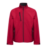 Veste d'entreprise résistante à l'eau en polyester 280 g/m² THC Eanes couleur rouge première vue