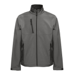 Veste d'entreprise résistante à l'eau en polyester 280 g/m² THC Eanes couleur gris foncé première vue