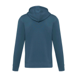 Sweat à capuche en coton et polyester 300 g/m² Elevate Life couleur cyan troisième vue arrière