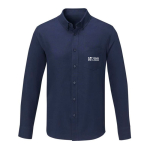 Chemise manches longues en coton et polyester Elevate Essentials avec zone d'impression