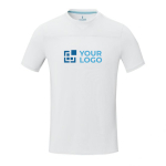 T-shirt sport publicitaire en polyester recyclé 160 g/m² Elevate NXT avec zone d'impression