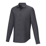 Chemise d'entreprise formelle en coton biologique 121 g/m² Elevate NXT couleur noir