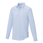 Chemise d'entreprise formelle en coton biologique 121 g/m² Elevate NXT couleur bleu ciel