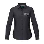 Chemise personnalisable pour femmes en coton bio 121 g/m² Elevate NXT avec zone d'impression