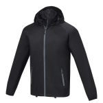 Veste imperméable nylon 280T et polyester 60 g/m² Elevate Essentials couleur noir