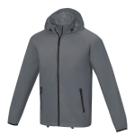 Veste imperméable nylon 280T et polyester 60 g/m² Elevate Essentials couleur gris foncé