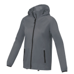 Veste imperméable femmes en nylon/polyester 60 g/m² Elevate Essentials couleur gris foncé