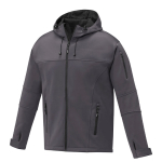 Veste softshell imperméable en polyester 360 g/m² Elevate Life couleur gris foncé