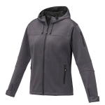 Veste publicitaire imperméable femme polyester 360 g/m² Elevate Life couleur gris foncé