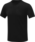 T-shirt avec logo brodé en polyester 105 g/m² Elevate Essentials couleur noir