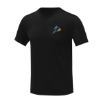 T-shirt avec logo brodé en polyester 105 g/m² Elevate Essentials couleur noir