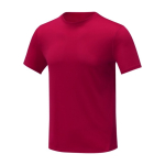 T-shirt avec logo brodé en polyester 105 g/m² Elevate Essentials couleur rouge