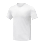 T-shirt avec logo brodé en polyester 105 g/m² Elevate Essentials couleur blanc
