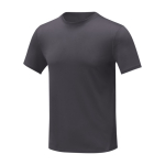 T-shirt avec logo brodé en polyester 105 g/m² Elevate Essentials couleur gris foncé
