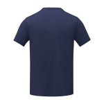 T-shirt avec logo brodé en polyester 105 g/m² Elevate Essentials couleur bleu marine deuxième vue arrière