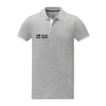 Polo d'entreprise avec détails colorés et coton 200 g/m² Elevate Life avec zone d'impression