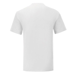 T-shirt économique en coton sérigraphié 150 g/m² Fruit of the Loom couleur blanc deuxième vue