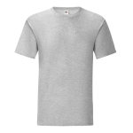 T-shirt économique en coton sérigraphié 150 g/m² Fruit of the Loom couleur gris