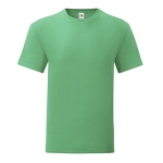 T-shirt économique en coton sérigraphié 150 g/m² Fruit of the Loom couleur vert