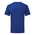 T-shirt personnalisé en coton 150 g/m² Fruit of the Loom couleur bleu deuxième vue