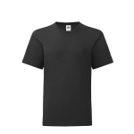 T-shirt pour garçons 100% coton 150 g/m² Fruit of the Loom couleur noir