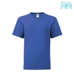 T-shirt pour garçons 100% coton 150 g/m² Fruit of the Loom couleur bleu deuxième vue
