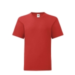 T-shirt pour garçons 100% coton 150 g/m² Fruit of the Loom couleur rouge