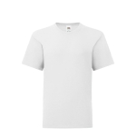 T-shirt pour garçons 100% coton 150 g/m² Fruit of the Loom couleur blanc