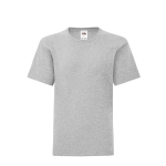 T-shirt pour garçons 100% coton 150 g/m² Fruit of the Loom couleur gris