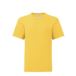 T-shirt pour garçons 100% coton 150 g/m² Fruit of the Loom couleur jaune cinquième vue
