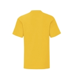T-shirt pour garçons 100% coton 150 g/m² Fruit of the Loom couleur jaune deuxième vue