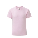 T-shirt pour filles 100% coton 150 g/m² Fruit of the Loom couleur rose clair  quatrième vue