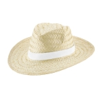 Chapeaux de paille publicitaires avec ruban personnalisable Beachtime