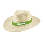 Chapeaux de paille publicitaires avec ruban personnalisable Beachtime image avec logo 4