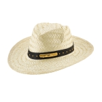 Chapeaux de paille publicitaires avec ruban personnalisable Beachtime image avec logo
