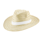 Chapeau de paille avec ruban pour sublimation Beachtime Sublim couleur blanc