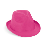 Chapeau en plastique de différentes couleurs, ruban inclus