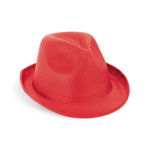 Chapeau en plastique de différentes couleurs, ruban inclus