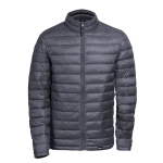 Veste doudoune d'entreprise unisexe en polyester recyclé MKT Mitens couleur gris foncé